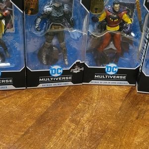 5 pack McFarlane Toys DC Multiverse 7"  figures gold label bundle